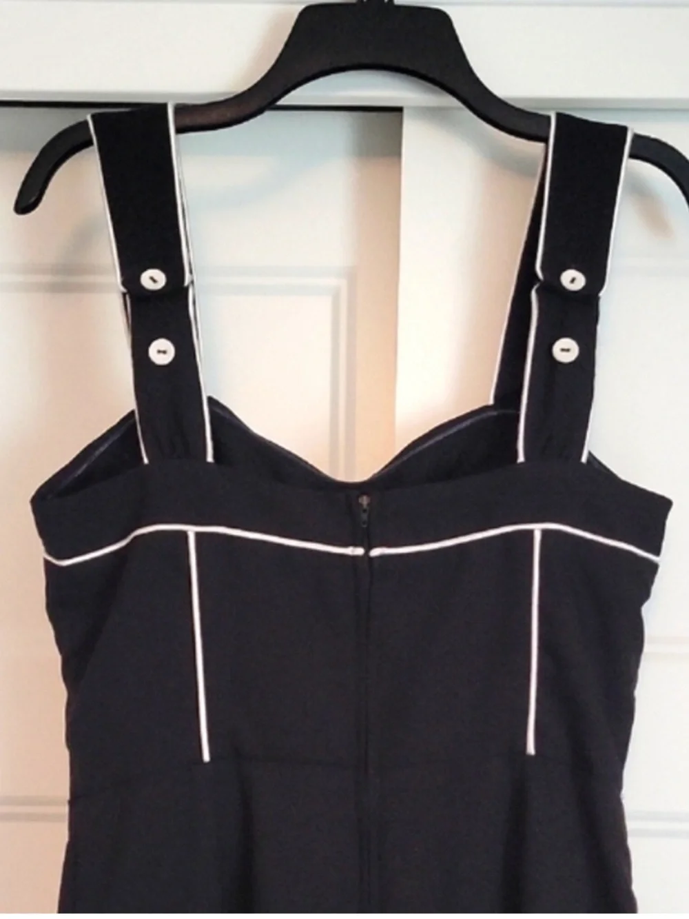 Modcloth 4X Vintage Black Jumpsuit with pockets - Picture 2 of 3